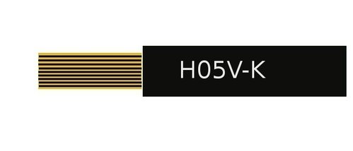 Verdrahtungsleitung PVC-Aderleitung H05V-K 1mm² schwarz  - 100 Meter / 0,16€/Meter