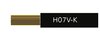 Verdrahtungsleitung PVC-Aderleitung H07V-K 2,5mm² schwarz  - 100 Meter / 0,50€/Meter