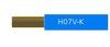Verdrahtungsleitung PVC-Aderleitung H07V-K 10mm² blau  - 1 Meter / 1,73€/Meter