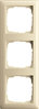 GIRA Rahmen 3-fach - cremeweiss glänzend 021301