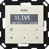 GIRA Radio Unterputzmontage - Bedienfläche Cremeweiss glänzend - 228401